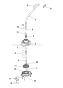 Page A Diagram and Parts List for UT15519D  Homelite Leaf Blower / Vacuum