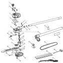 Part Location Diagram of 308010016 Homelite Intermediate Boom Assembly