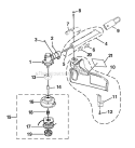 Page A Diagram and Parts List for UT15522B  Homelite Trimmer