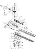 Page A Diagram and Parts List for UT15703  Homelite Hedge Trimmer
