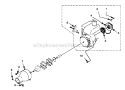 Starter Diagram and Parts List for UT20661 T30C Homelite Trimmer
