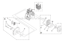 Muffler - Air Cleaner Diagram and Parts List for UT20677B TrimLite Homelite Trimmer