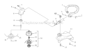 Shaft - Spool  String - Grass Deflector Diagram and Parts List for UT20743 K300 Homelite Trimmer