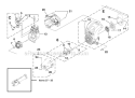 Ignition - Rotor - Starter - Clutch Diagram and Parts List for UT20810 S1400 Homelite Trimmer