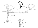 Shaft - Spool  String - Grass Deflector Diagram and Parts List for UT20827 ST2537S Homelite Trimmer
