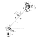 Page A Diagram and Parts List for UT21046  Homelite Trimmer