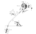 Page A Diagram and Parts List for UT32050  Homelite Trimmer
