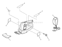 General Assembly Diagram and Parts List for UT44172  Homelite Trimmer