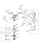 Page C Diagram and Parts List for UT70129  Homelite Trimmer