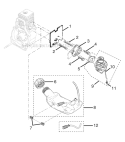 Page D Diagram and Parts List for UT70131A  Homelite Trimmer