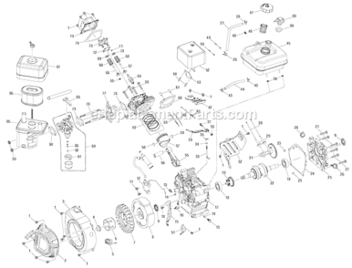 Part Location Diagram of D91331 Homelite Bolt