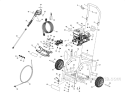 Page A Diagram and Parts List for UT80953A  Homelite Pressure Washer