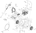 Page A Diagram and Parts List for UT80953  Homelite Pressure Washer