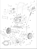 Page A Diagram and Parts List for UT80993A  Homelite Pressure Washer