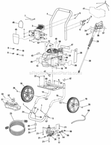 Part Location Diagram of 940947010 Homelite Combustion Label
