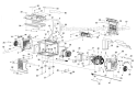 Part Location Diagram of NOTEA Homelite Engine (Subaru Sp170)