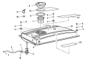 Fuel Tank Assembly Diagram and Parts List for UT9C5000D  Homelite Generator