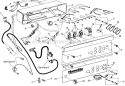 Control Panel Assembly Diagram and Parts List for UT9C5000D  Homelite Generator