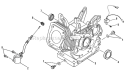 Crankcase Assembly Diagram and Parts List for UT9C5000D  Homelite Generator
