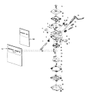 Part Location Diagram of 64231 Homelite Gasket-Metering Diaphragm