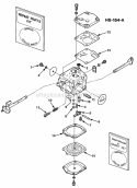 Hs-154-A_Carburetor Diagram and Parts List for XLS21B UT-01294 Homelite Water Pump