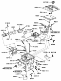 Carburetor_Chamber Diagram and Parts List for XLS21B UT01294-A Homelite Water Pump