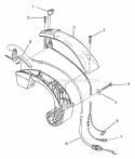 Page D Diagram and Parts List for Z25MHV UT-08076-A Homelite Leaf Blower / Vacuum