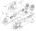 Tank, Clutch And Starter Diagram and Parts List for Z625CDV UT-20631 Homelite Trimmer