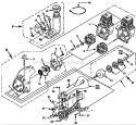 Starter Assembly Diagram and Parts List for Z825SD UT20619-A Homelite Trimmer