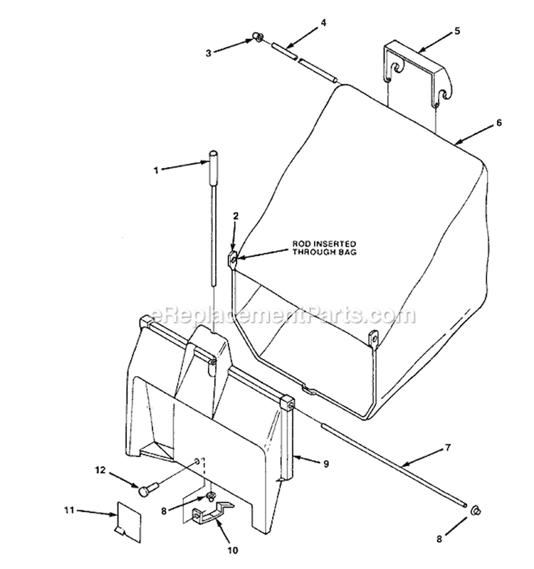 Page B Diagram and Parts List for SB21P4C UT-30063 Homelite Lawn Mower