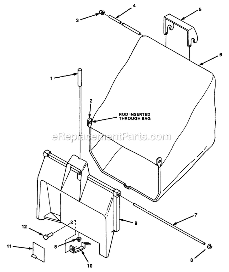 Page B Diagram and Parts List for SB21P5C UT-30138 Homelite Lawn Mower