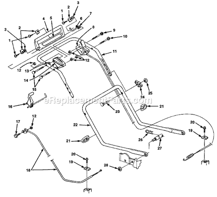 Page C Diagram and Parts List for SB21P5C UT-30138 Homelite Lawn Mower
