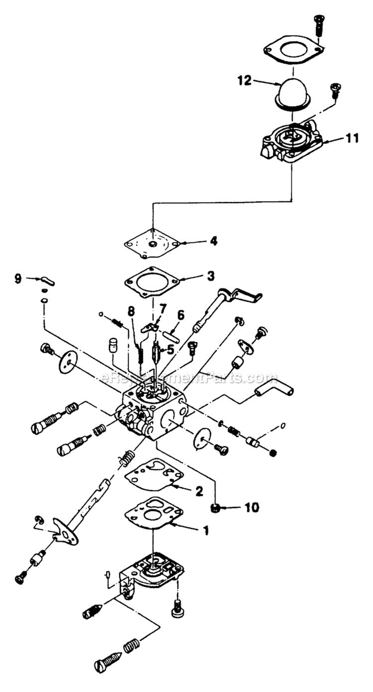 Page C Diagram and Parts List for ST385 UT-15088-B Homelite Trimmer