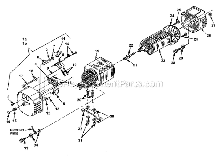Page A Diagram and Parts List for UT-03773-A  Homelite Generator