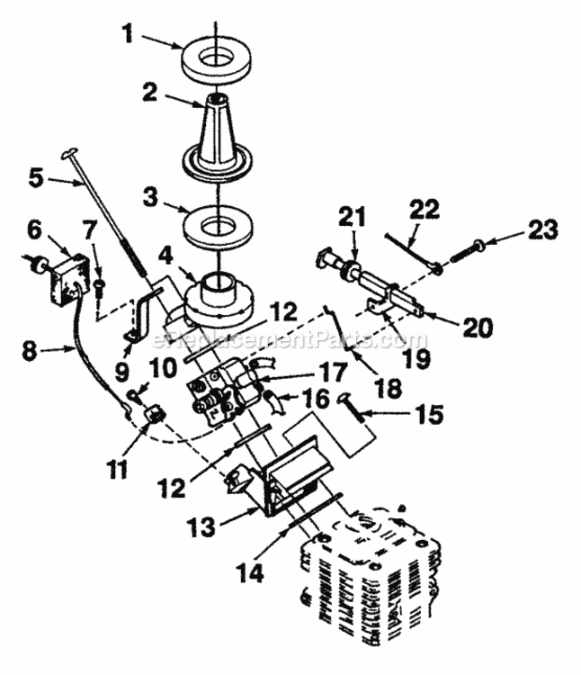 Carb_And_Intake Diagram and Parts List for UT-05055-A  Homelite Chainsaw