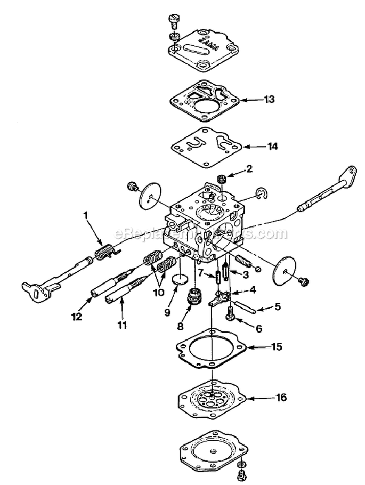 Tools  Accessories Diagram and Parts List for UT-10445-C  Homelite Chainsaw