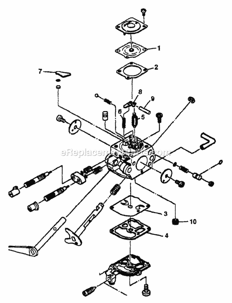 Page A Diagram and Parts List for UT-10697-A  Homelite Chainsaw