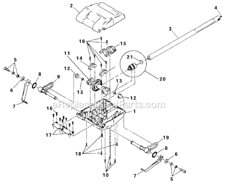 Page D Diagram and Parts List for UT-20681-A  Homelite Trimmer
