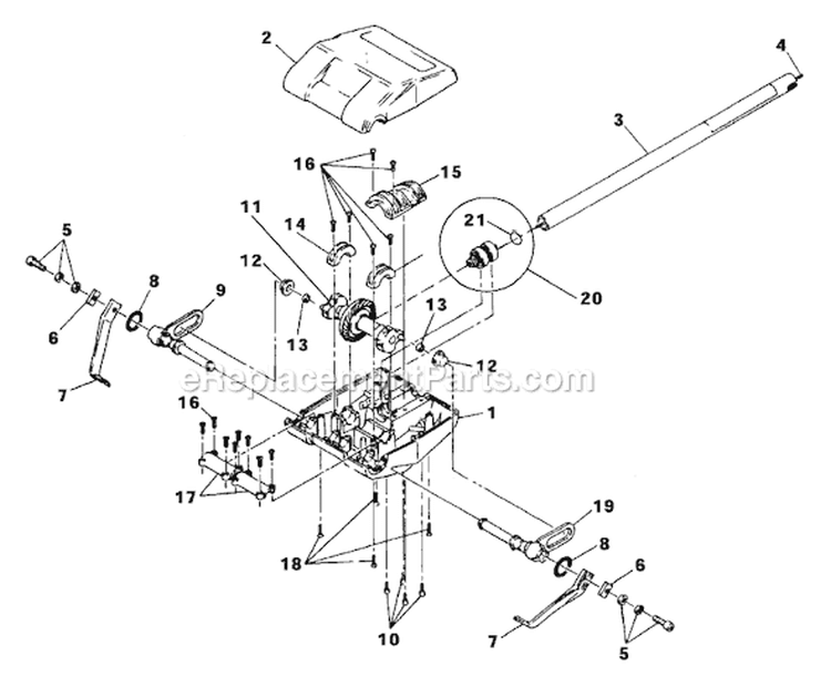 Page D Diagram and Parts List for UT-20712  Homelite Trimmer