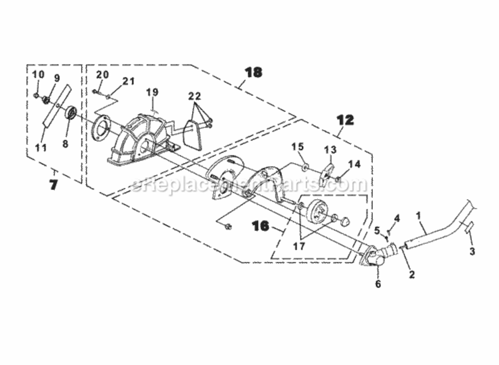 Page F Diagram and Parts List for UT-20725  Homelite Trimmer