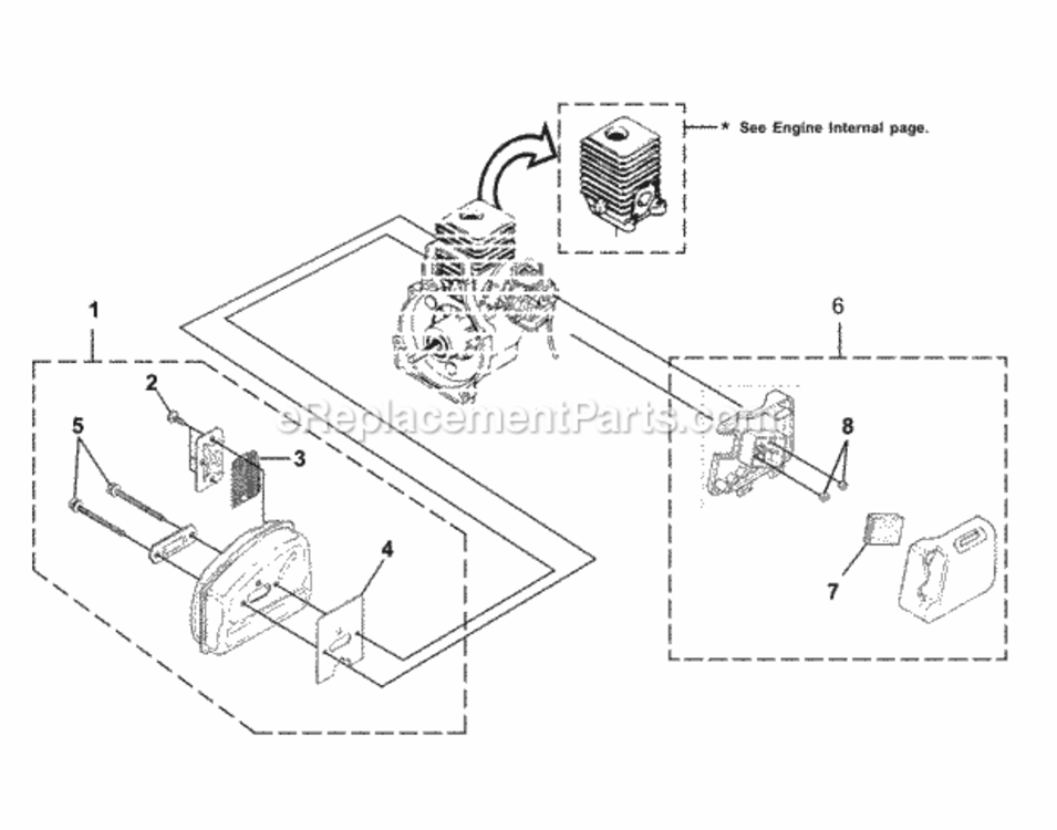 Page I Diagram and Parts List for UT-20725  Homelite Trimmer