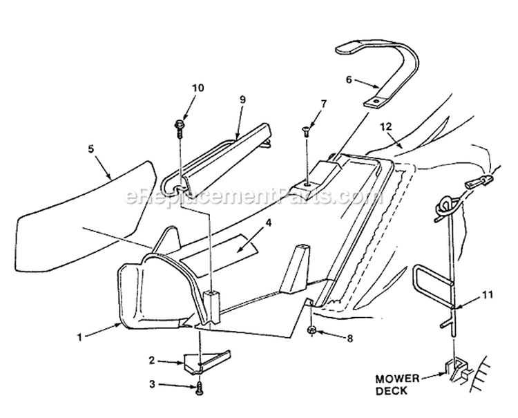 Page B Diagram and Parts List for UT-30050  Homelite Lawn Mower