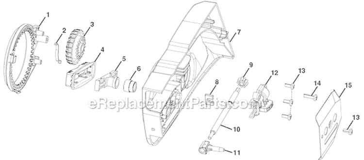 Page C Diagram and Parts List for UT10519  Homelite Chainsaw