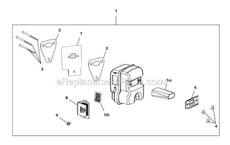 Muffler Diagram and Parts List for UT10945  Homelite Chainsaw