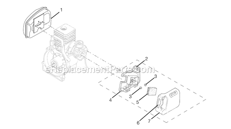 Page E Diagram and Parts List for UT70123A  Homelite Trimmer