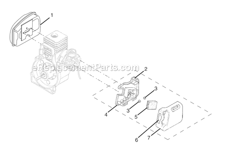 Page F Diagram and Parts List for UT70129A  Homelite Trimmer