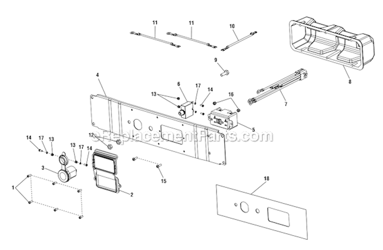 Page C Diagram and Parts List for UT902211  Homelite Generator