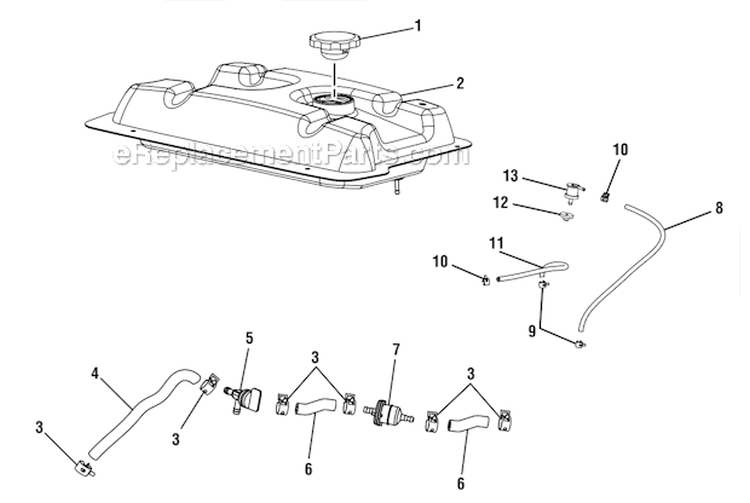 Page C Diagram and Parts List for UT902250  Homelite Generator