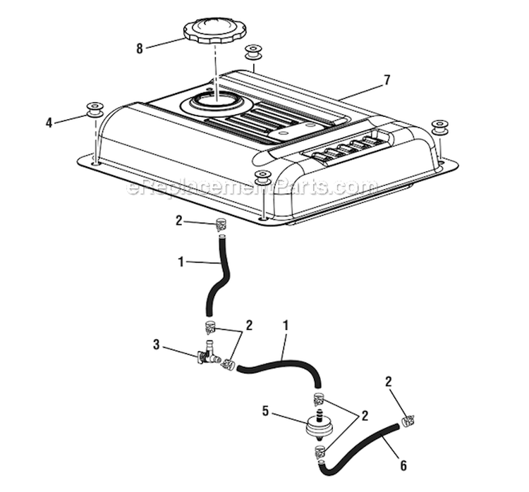 Page C Diagram and Parts List for UT903650  Homelite Generator