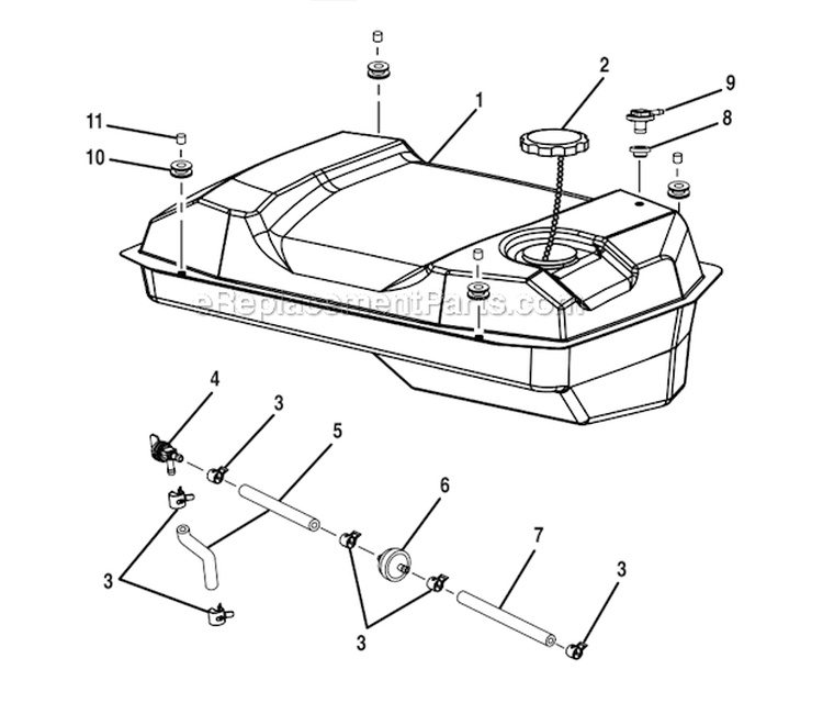 Page C Diagram and Parts List for UT905011  Homelite Generator